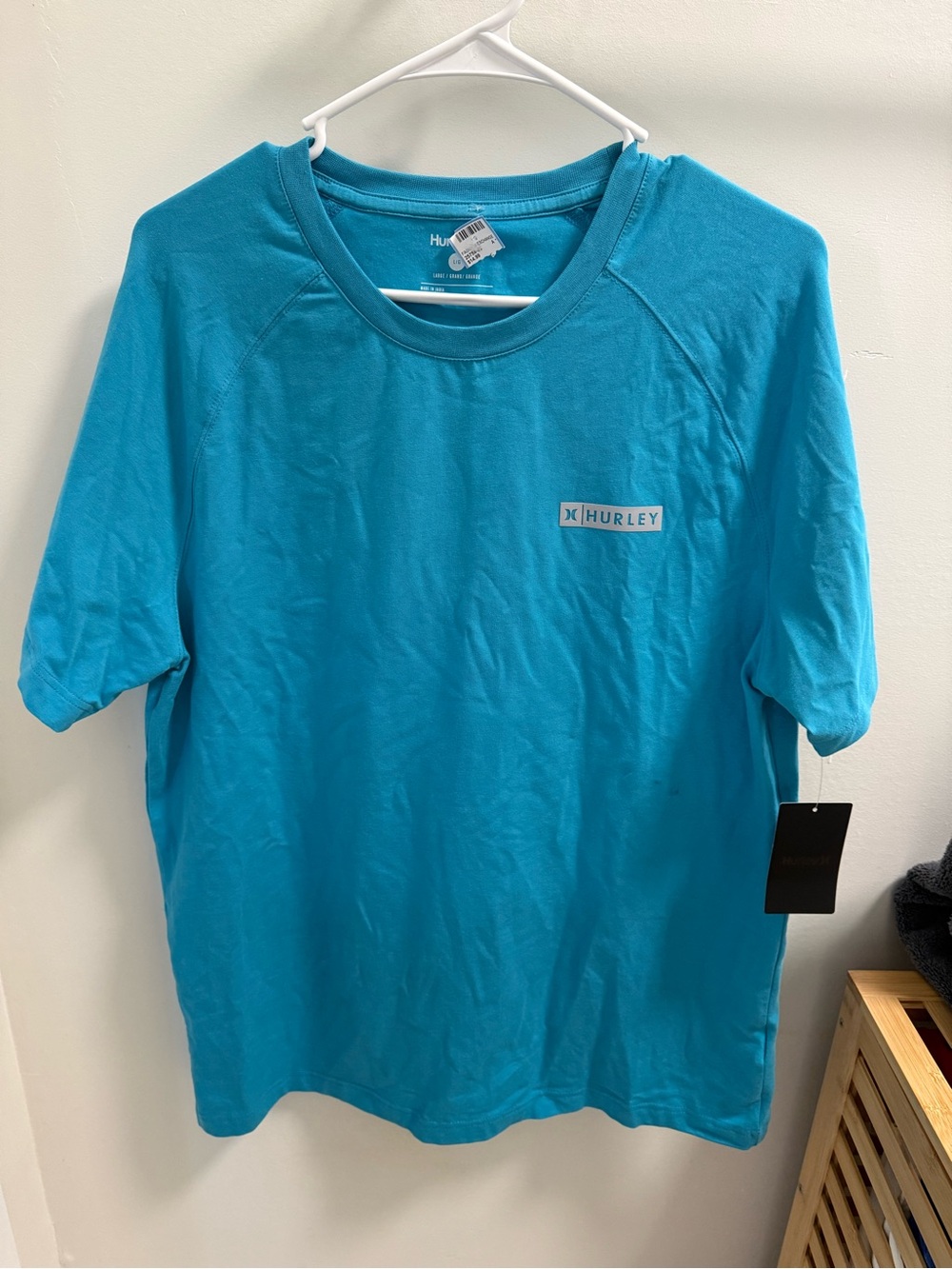 Hurley Bright Teal Logo Tee